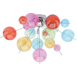 Lámpara de techo Aurinia Ø57cm pantallas coloridas