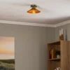 Lámpara de techo Berceste N-662 1 luz Ø24cm oro envejecido