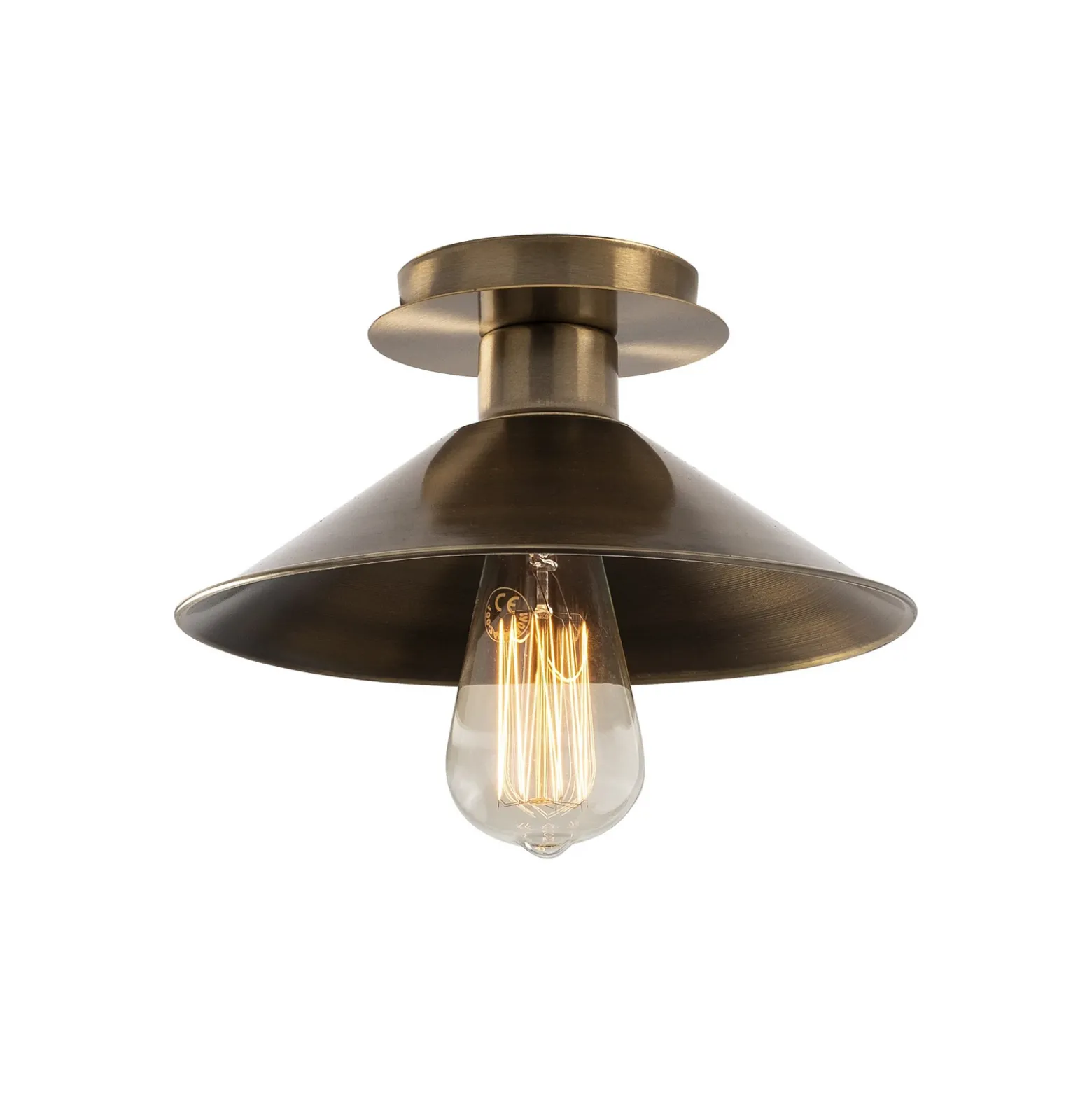 Lámpara de techo Berceste N-662 1 luz Ø24cm oro envejecido