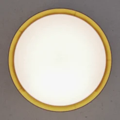 Lámpara de techo Bilbao, gris/oro, Ø 60 cm