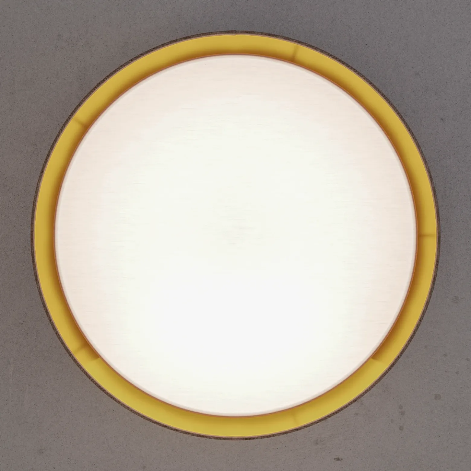 Lámpara de techo Bilbao, gris/oro, Ø 60 cm