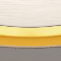 Lámpara de techo Bilbao, gris/oro, Ø 60 cm