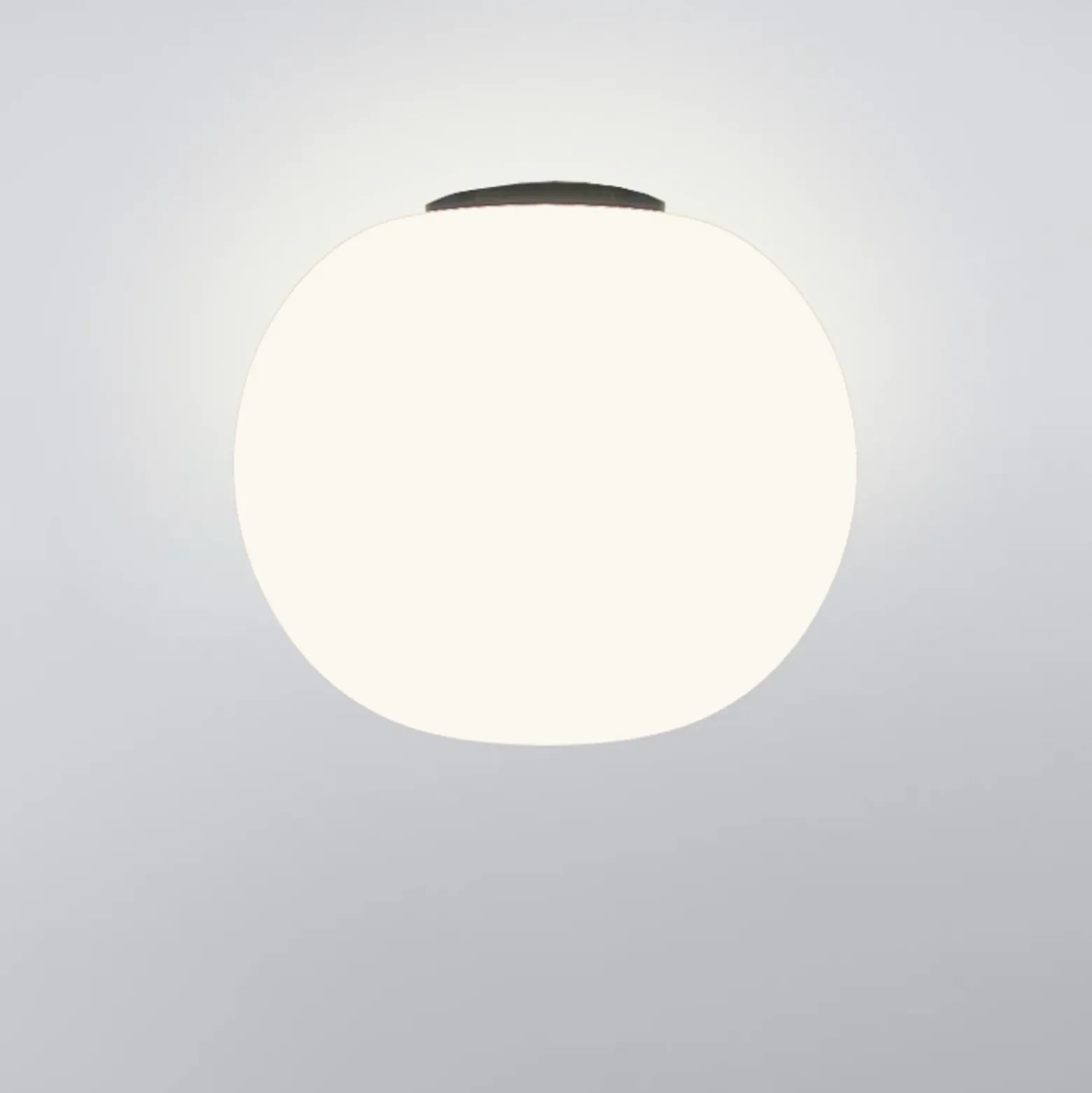 Lámpara de techo Casablanca Acai, blanco/negro, cristal, 21 cm, E27