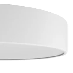 Lámpara de techo Cleo 400, blanco, sensor, IP54, Ø 40 cm, metal