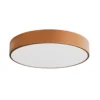 Lámpara de techo Cleo 500, cobre, sensor, IP54, Ø 50 cm, metal