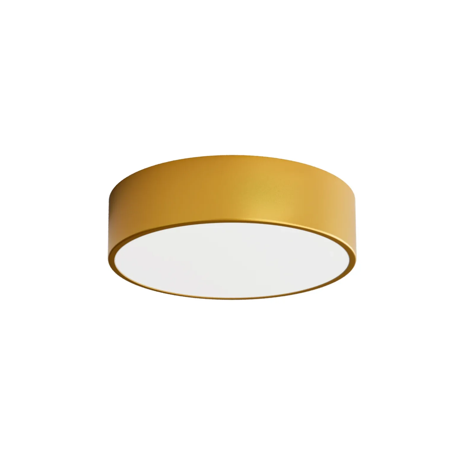 Lámpara de techo Cleo 300, dorada, sensor, IP20, Ø 30 cm, metal