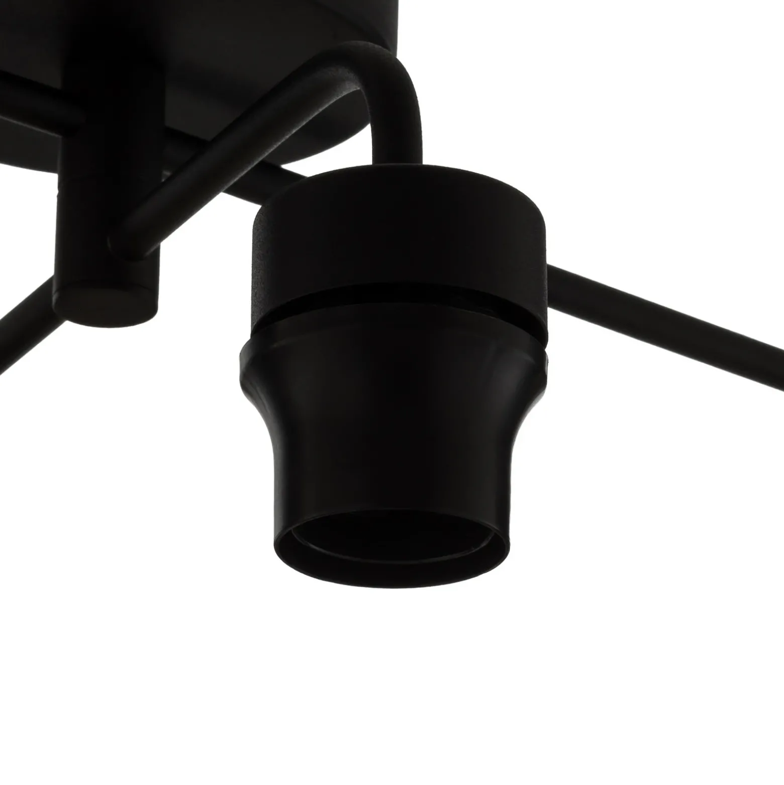 Lámpara de techo Cubus 4 luces transparente/ámbar/gris