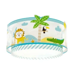 Lámpara de techo Dalber LITTLE JUNGLE, blanco/amarillo