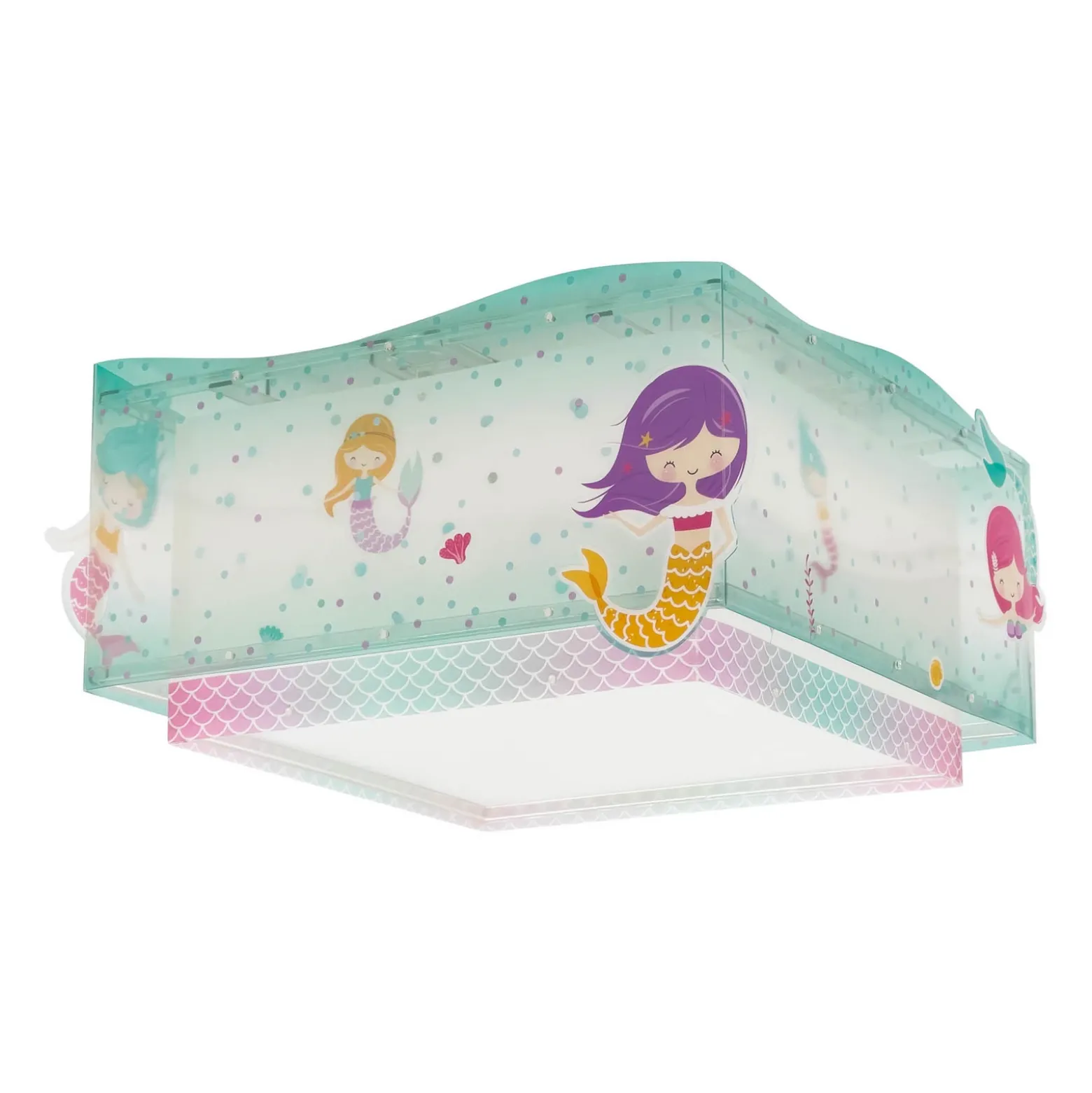 Lámpara de techo Dalber MERMAID, multicolor, de 1 luz