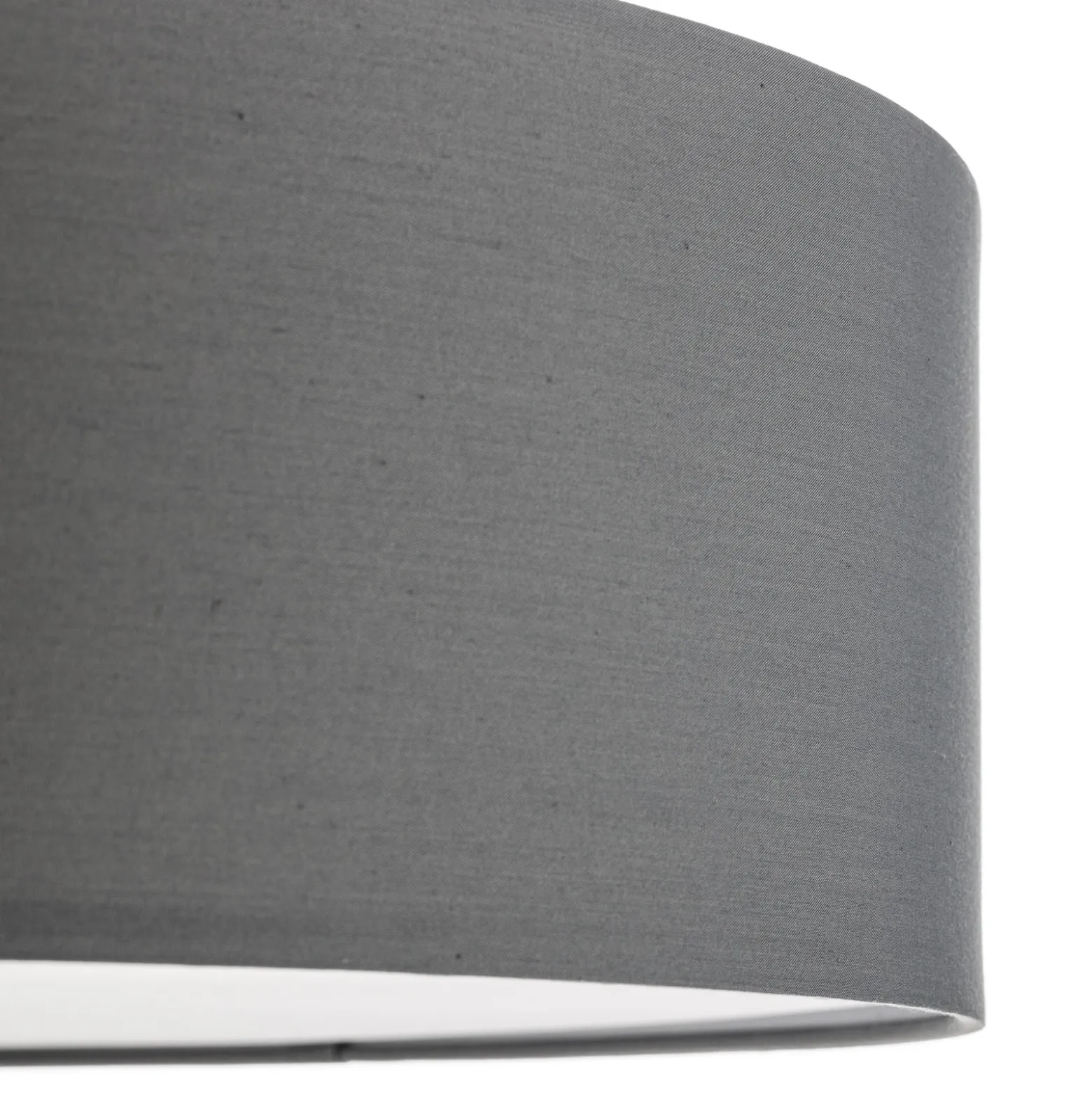 Lámpara de techo de tela Andria, 60 cm, gris claro