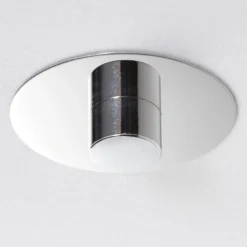 Lámpara de techo de tela Andria, 60 cm, blanca