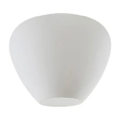 Lámpara de techo de vidrio Bibiane, blanco opal