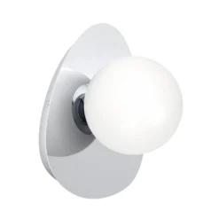 Lámpara de techo EGLO CASTROVIDO cromada, 24 cm, 1 luz, IP44, G9-LED