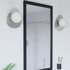 Lámpara de techo EGLO CASTROVIDO cromada, 24 cm, 1 luz, IP44, G9-LED