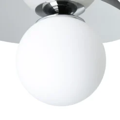 Lámpara de techo EGLO CASTROVIDO cromada, 24 cm, 1 luz, IP44, G9-LED