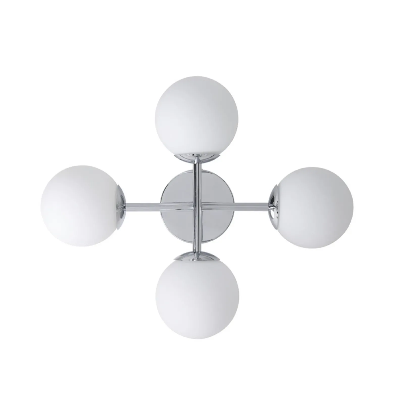 Lámpara de techo EGLO CASTROVIDO, cromada, 48 cm, 4 luces, IP44, G9-LED
