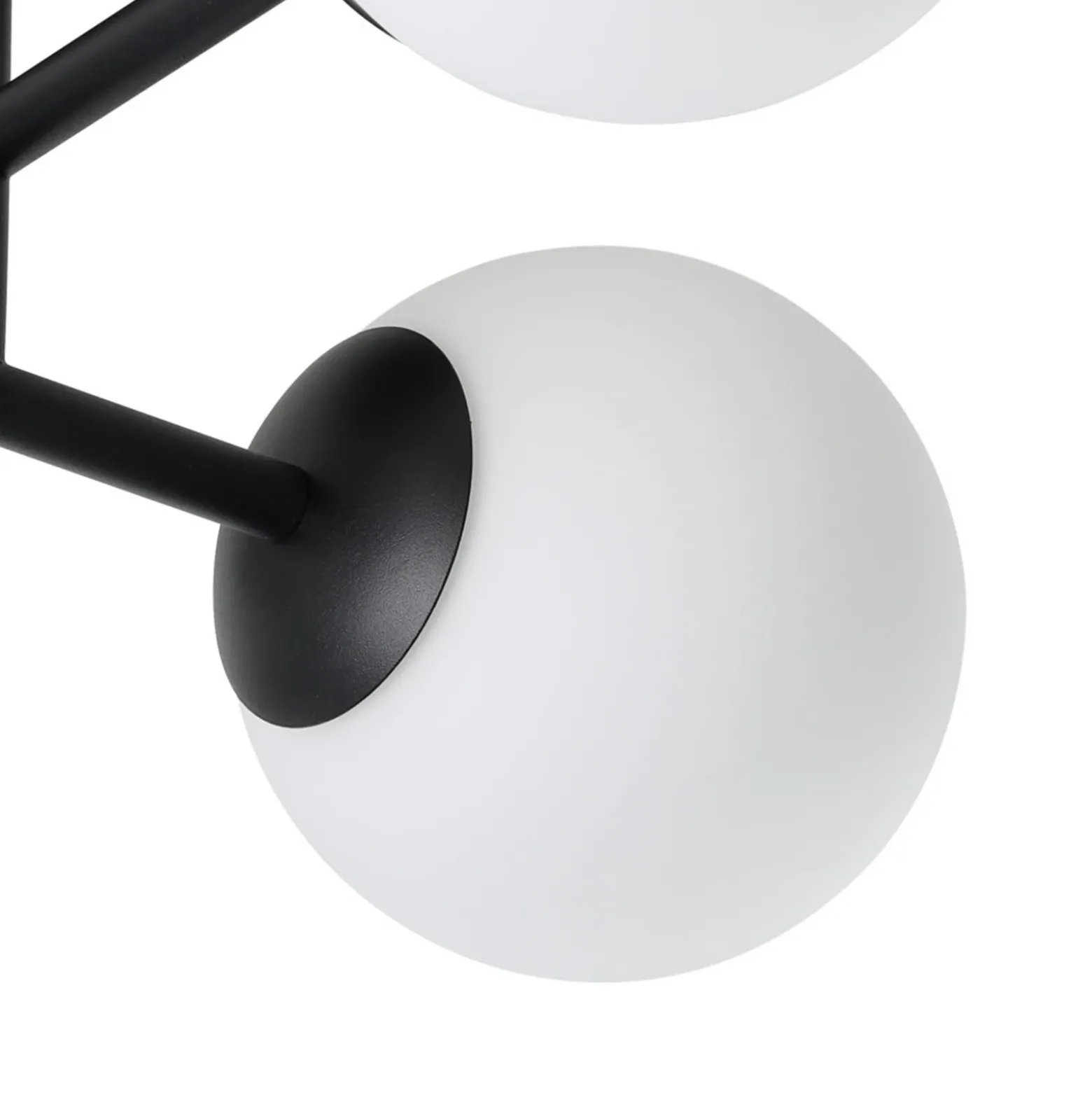 Lámpara de techo EGLO CASTROVIDO, negra, 48 cm, 4 luces, IP44, G9-LED