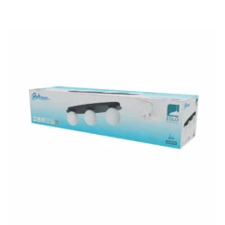 Lámpara de techo EGLO CASTROVIDO, negra, 58 cm, 3 luces, IP44, G9-LED