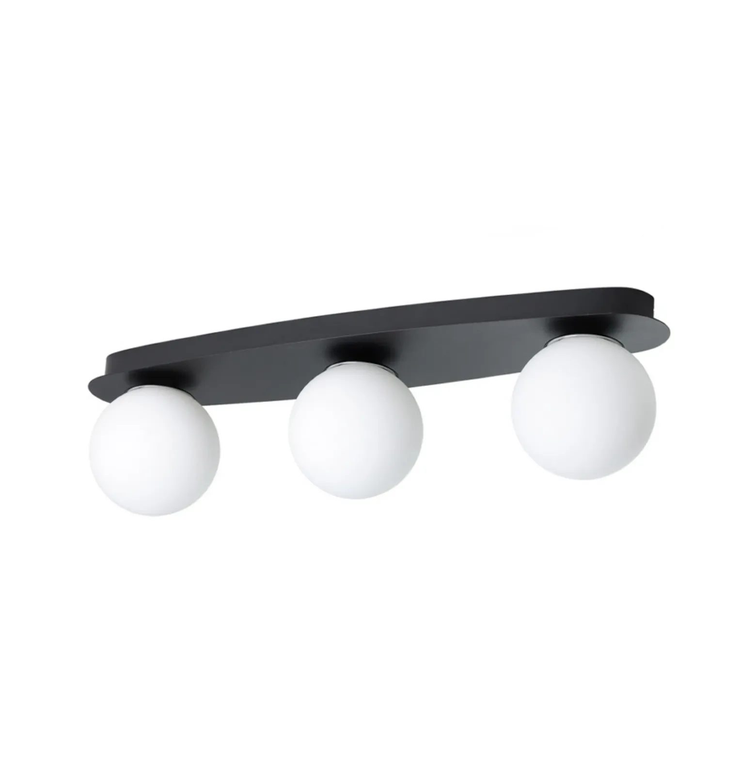 Lámpara de techo EGLO CASTROVIDO, negra, 58 cm, 3 luces, IP44, G9-LED