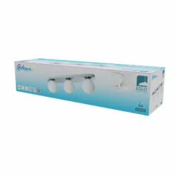 Lámpara de techo EGLO CASTROVIDO, cromada, 58 cm, 3 luces, IP44, G9-LED