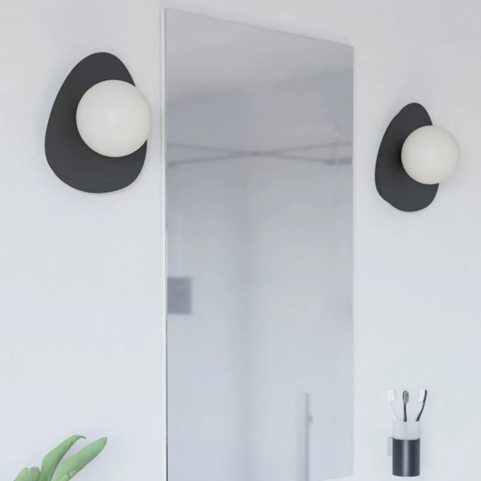 Lámpara de techo EGLO CASTROVIDO, negra, 24 cm, 1 luz, IP44, G9-LED