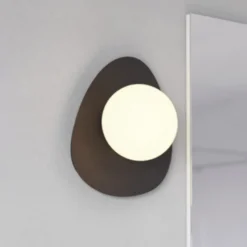 Lámpara de techo EGLO CASTROVIDO, negra, 24 cm, 1 luz, IP44, G9-LED
