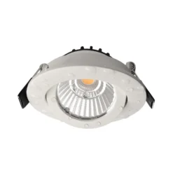 Lámpara de techo empotrable LED Dione, IP44, 3.000 K, blanca, atenuable