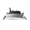 Lámpara de techo empotrable LED Dione, IP44, blanca, atenuable a cálida