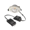Lámpara de techo empotrable LED Dione, IP44, 4.000 K, blanca, atenuable