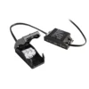 Lámpara de techo empotrable LED Dione, IP44, 2.700 K, níquel, atenuable