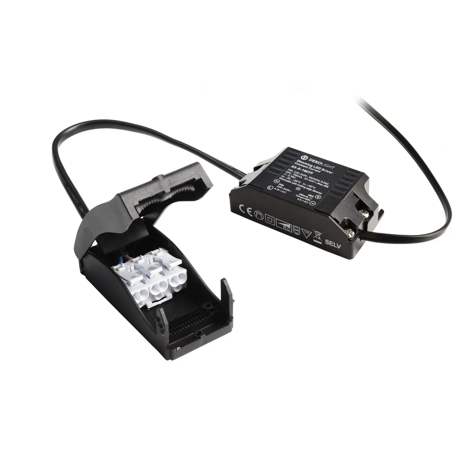 Lámpara de techo empotrable LED Dione, IP44, 2.700 K, níquel, atenuable