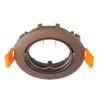 Lámpara de techo empotrable PRIOS Fibur, bronce, zinc, Ø 8,2 cm, juego de 3