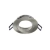 Lámpara de techo empotrable Samsola, plata cepillada, Ø 8 cm Metal