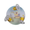 Lámpara de techo excavadora de obra, amarilla, Ø 29 cm, 3 luces