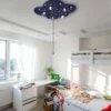 Lámpara de techo fluorescente WOLKE XXL 5 luces