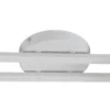 Lámpara de techo Fragment, blanca, longitud 86 cm, metal, 4 luces.