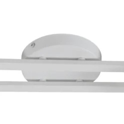 Lámpara de techo Fragment, blanca, longitud 86 cm, metal, 4 luces.
