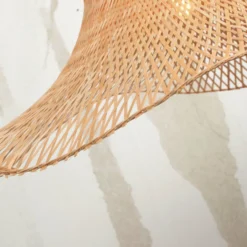 Lámpara de techo GOOD & MOJO Ibiza, Ø 65 cm, color natural
