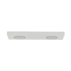 Lámpara de techo Hero, blanca, 2 luces, 35 x 12 cm, metal, GX53