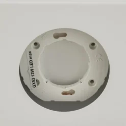 Lámpara de techo Hero, blanca, 4 luces, 75 x 12 cm, metal, GX53