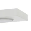 Lámpara de techo Hero, blanca, 55 x 12 cm, 3 luces, metal, GX53