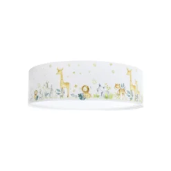 Lámpara de techo infantil «Max», blanca/de colores, Ø 50 cm