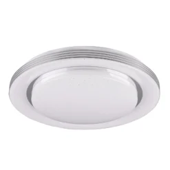 Lámpara de techo LED Atria, Ø 48 cm, blanca, plástico, CCT