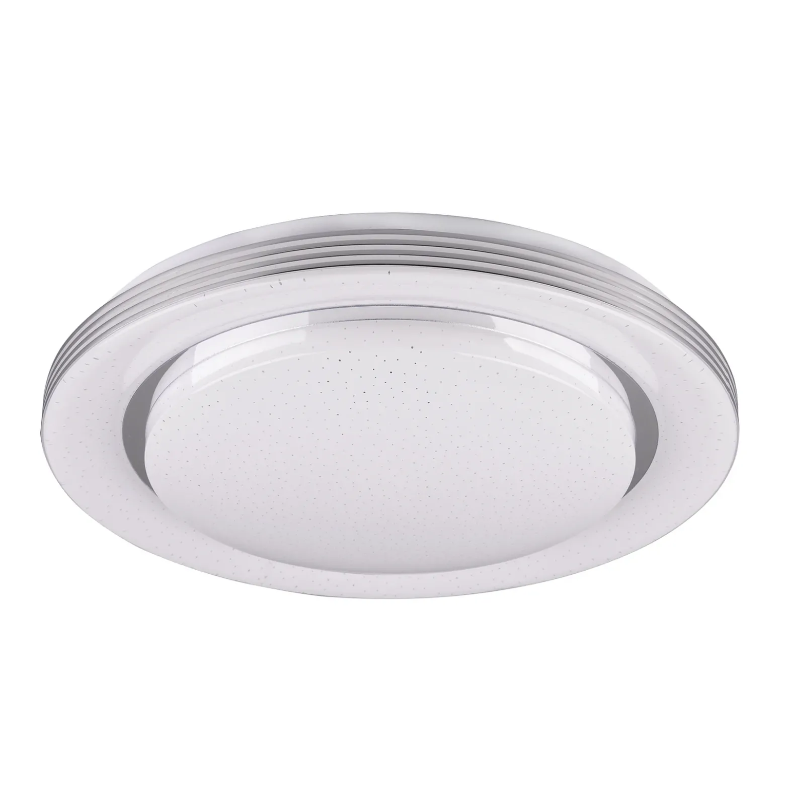 Lámpara de techo LED Atria, Ø 48 cm, blanca, plástico, CCT
