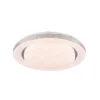Lámpara de techo LED Atria, Ø 38 cm, blanca, plástico, CCT