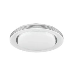 Lámpara de techo LED Atria, Ø 38 cm, blanca, plástico, CCT