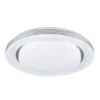 Lámpara de techo LED Atria, Ø 48 cm, blanca, plástico, CCT