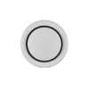 Lámpara de techo LED Atria, Ø 38 cm, negra, plástico, CCT