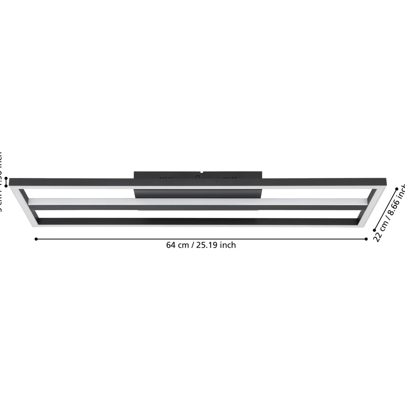 Lámpara de techo LED Calagrano ZigBee CCT 64x22cm