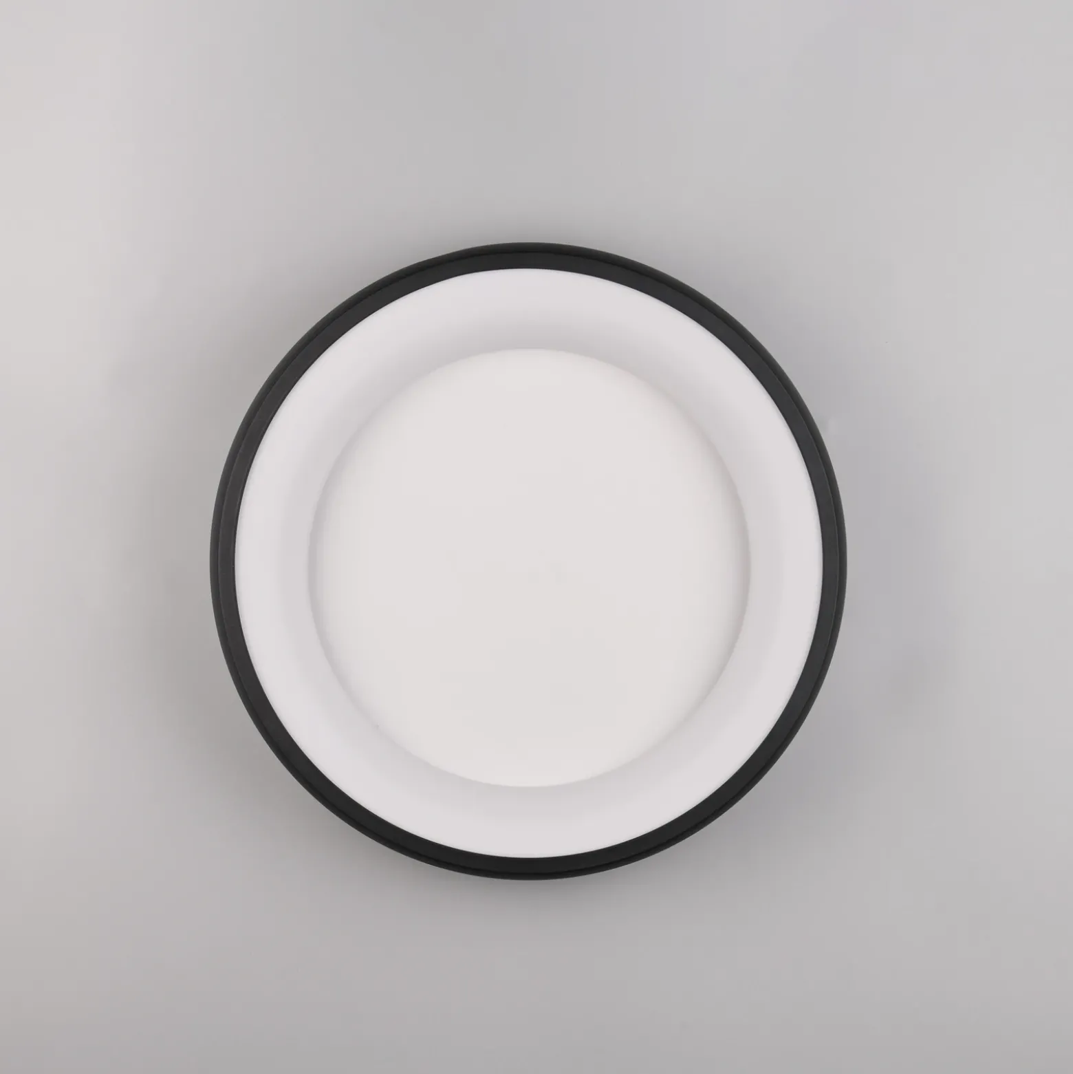 Lámpara de techo LED Cardona, Ø 46,5 cm, negro mate, metal CCT